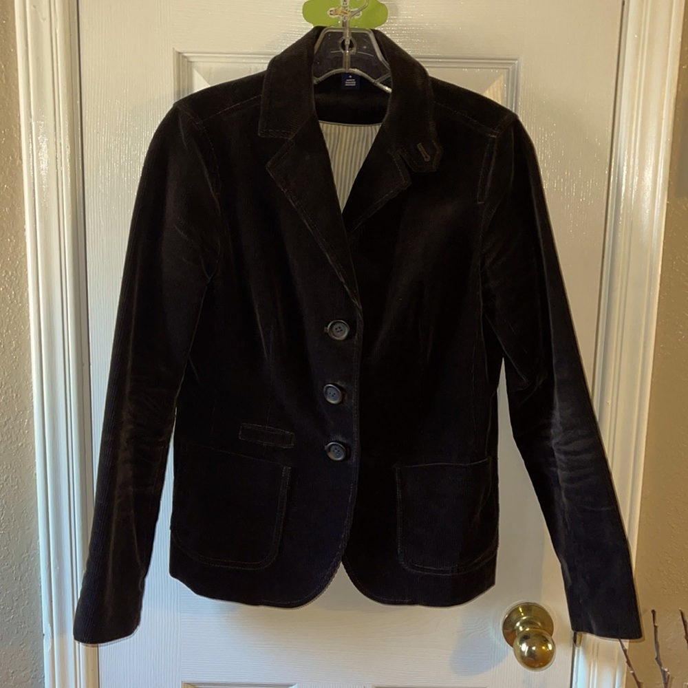GAP dark brown corduroy blazer